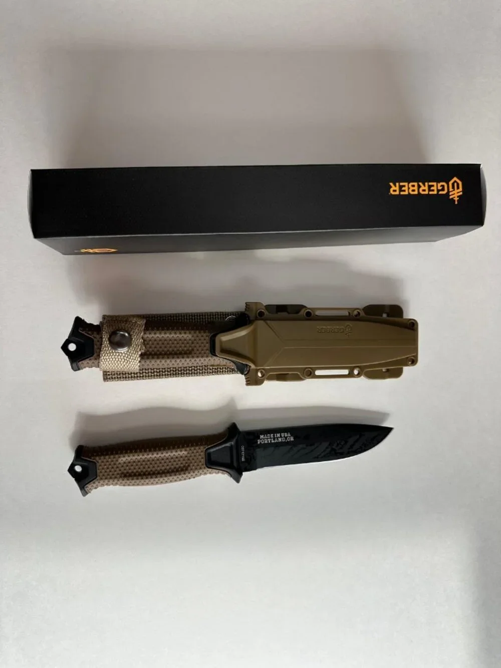 Gerber Outdoor Utility Knife with Sheath – Durable Fixed Blade Survival Knife